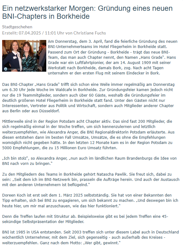 Foto vom Artikel